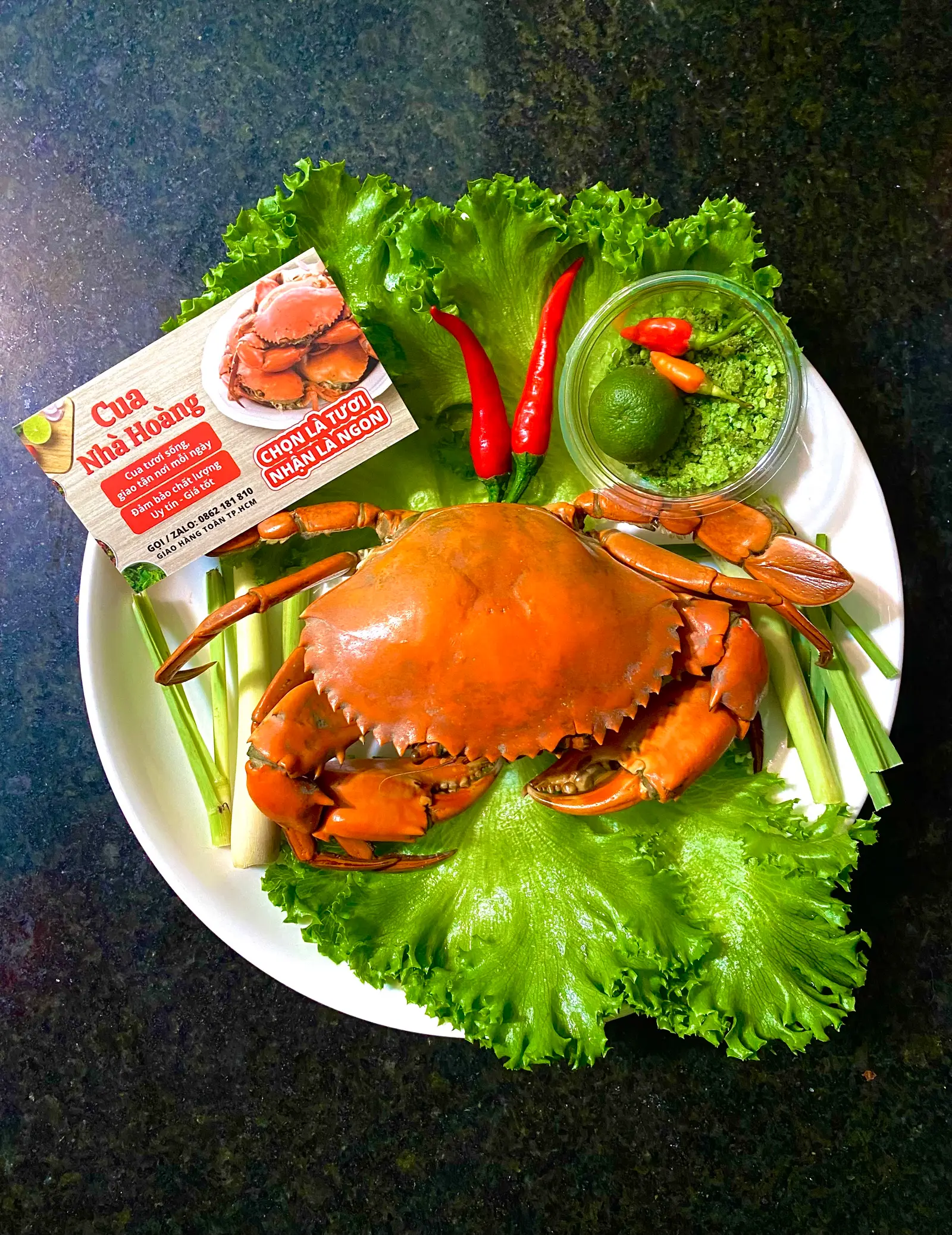 Hình ảnh Cua Cà Mau Hấp Size King