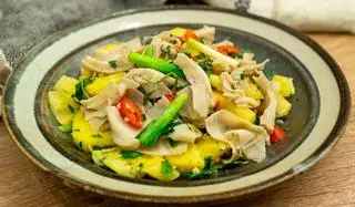 Hình ảnh Cơm lòng xào chua ngọt