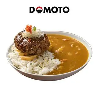 Hình ảnh Cơm cà ri bò hamburger( tặng canh MISO ) 