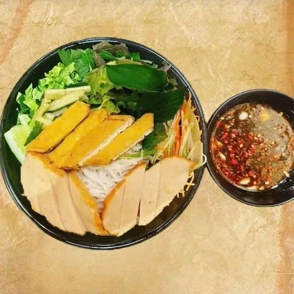 Hình ảnh Bún chả nước mắm chay