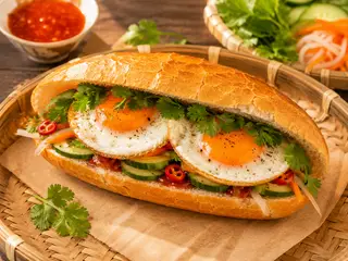Hình ảnh bánh mì trứng 