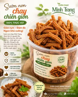 Hình ảnh Sườn non chay chiên giòn rụm