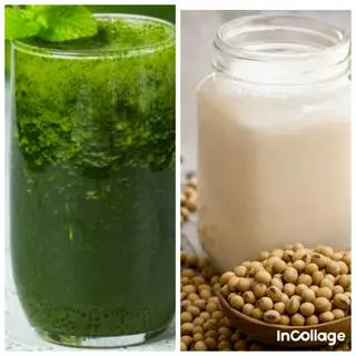 Hình ảnh Rau má mix đậu nành