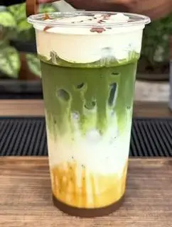 Hình ảnh Phô mai latte Matcha
