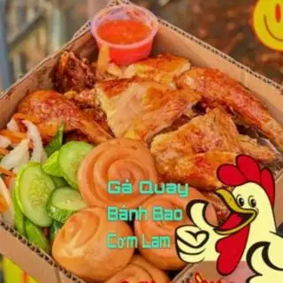 Hình ảnh Gà quay 1 con - 4 bánh bao