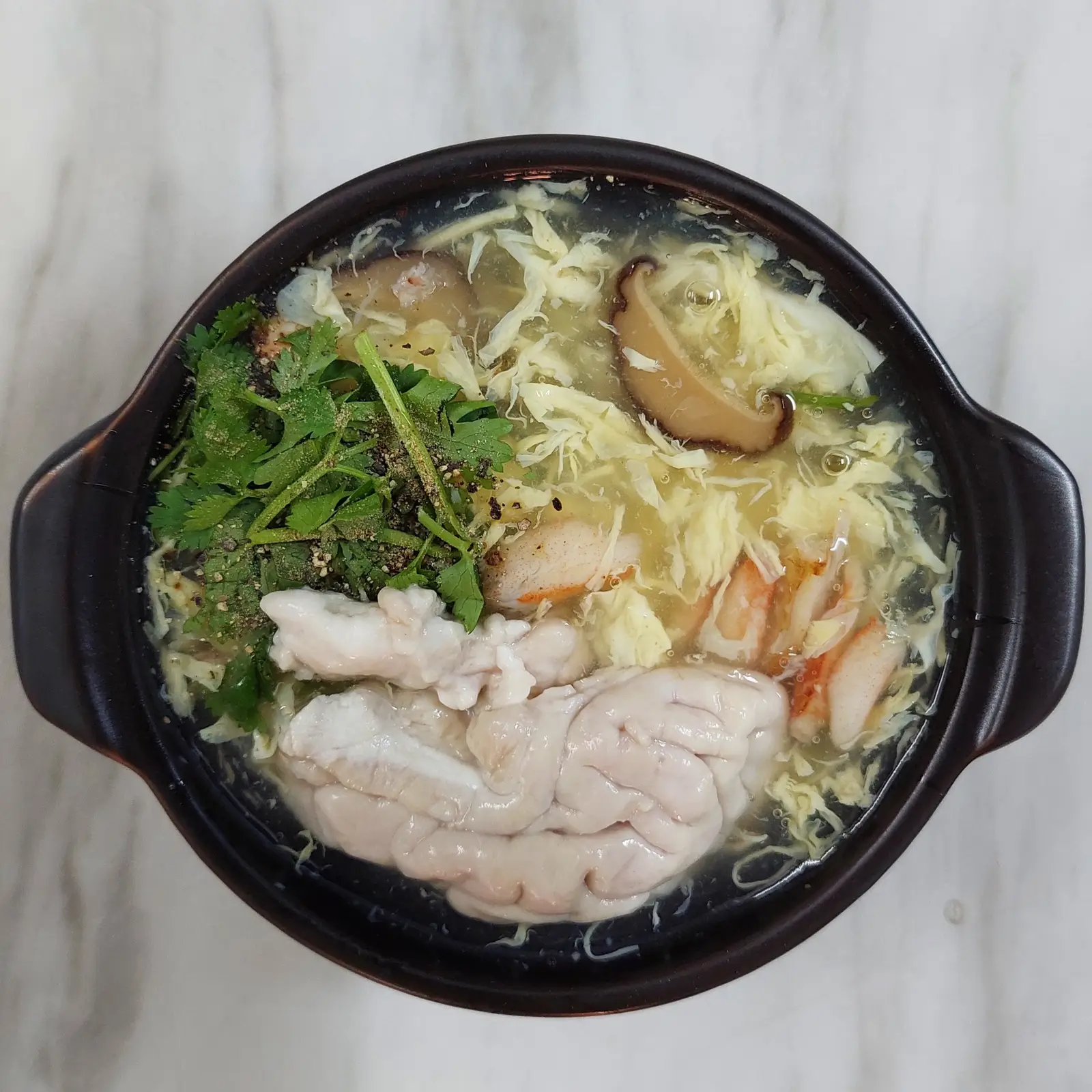 Hình ảnh Súp cua nửa bộ óc heo