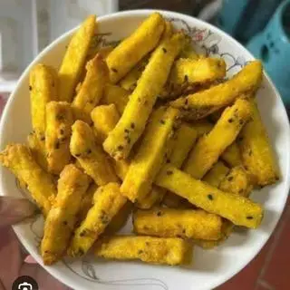 Hình ảnh khoai lang lắc phô mai