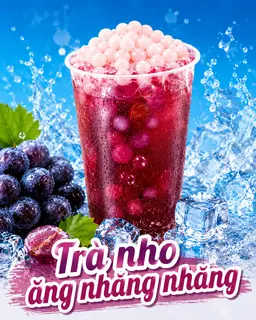 Hình ảnh Trà nho ăng nhăng nhăng