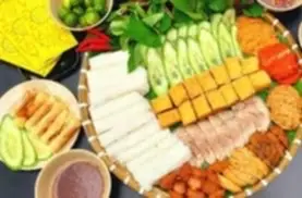 Hình ảnh Bún đậu đậu đầy đủ không nem