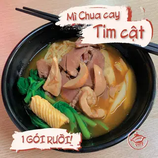 Hình ảnh Mì (1 GÓI RƯỠI) Chua cay Tim heo - không cật