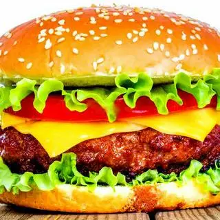 Hình ảnh Hamburger Bò Trứng