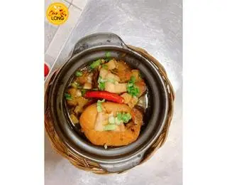 Hình ảnh cơm cá lóc kho tộ