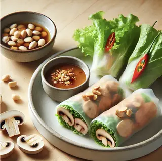 Hình ảnh Bò bía chay (10 cuốn)