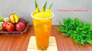 Hình ảnh trà đào chanh dây