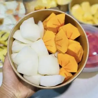 Hình ảnh Hồng giòn mix lê đường ngon ngọt