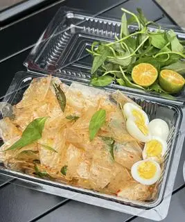 Hình ảnh Bánh Tráng Muối Tắc Sate(trộn sẳn)