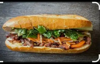 Hình ảnh Bánh Mì nem nướng 