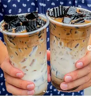 Hình ảnh sữa tươi cafê sương sáo 