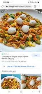 Hình ảnh Mì Trộn Cá Viên Rau Củ
