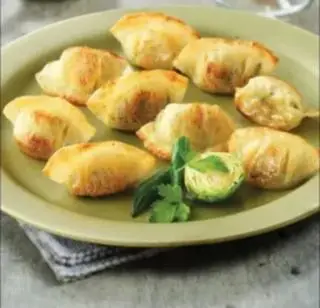 Hình ảnh 20 cái mandu nhân phô mai chấm mật ong