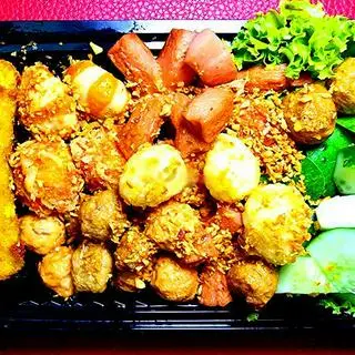 Hình ảnh Combo Thập Cẩm Chiên Xốc Bơ Cháy Tỏi ( Lớn )