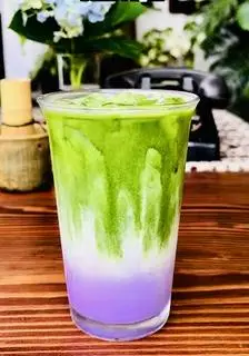Hình ảnh Matcha latte khoai môn