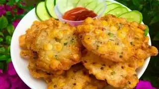 Hình ảnh Bánh bắp chay chiên