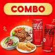 Hình ảnh Combo 1: Gà rán 2 miếng ,150g khoai chiên, 120g gà viên chiên, - 2 ly Coca 500ml