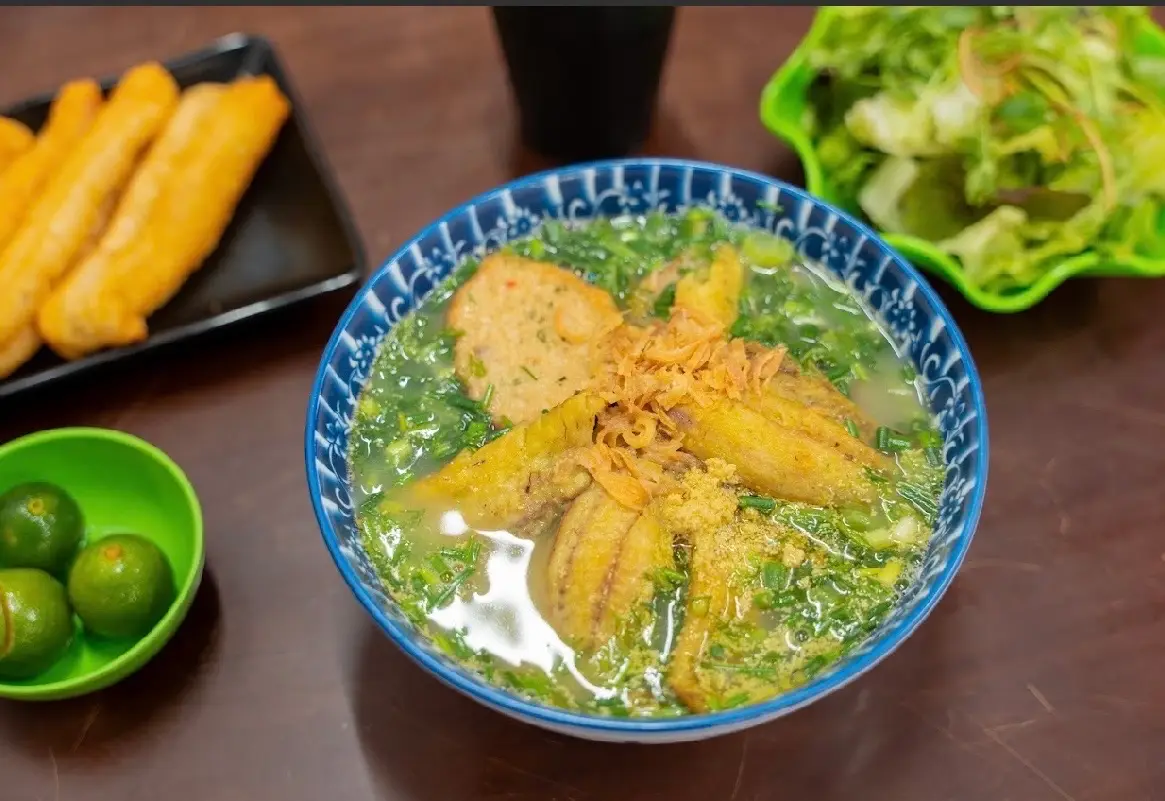 Hình ảnh Bánh đa trắng cá rô đồng đặc biệt