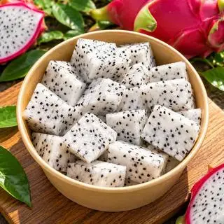 Hình ảnh Thanh Long Ruột Trắng Cắt Sẵn (350Gr)