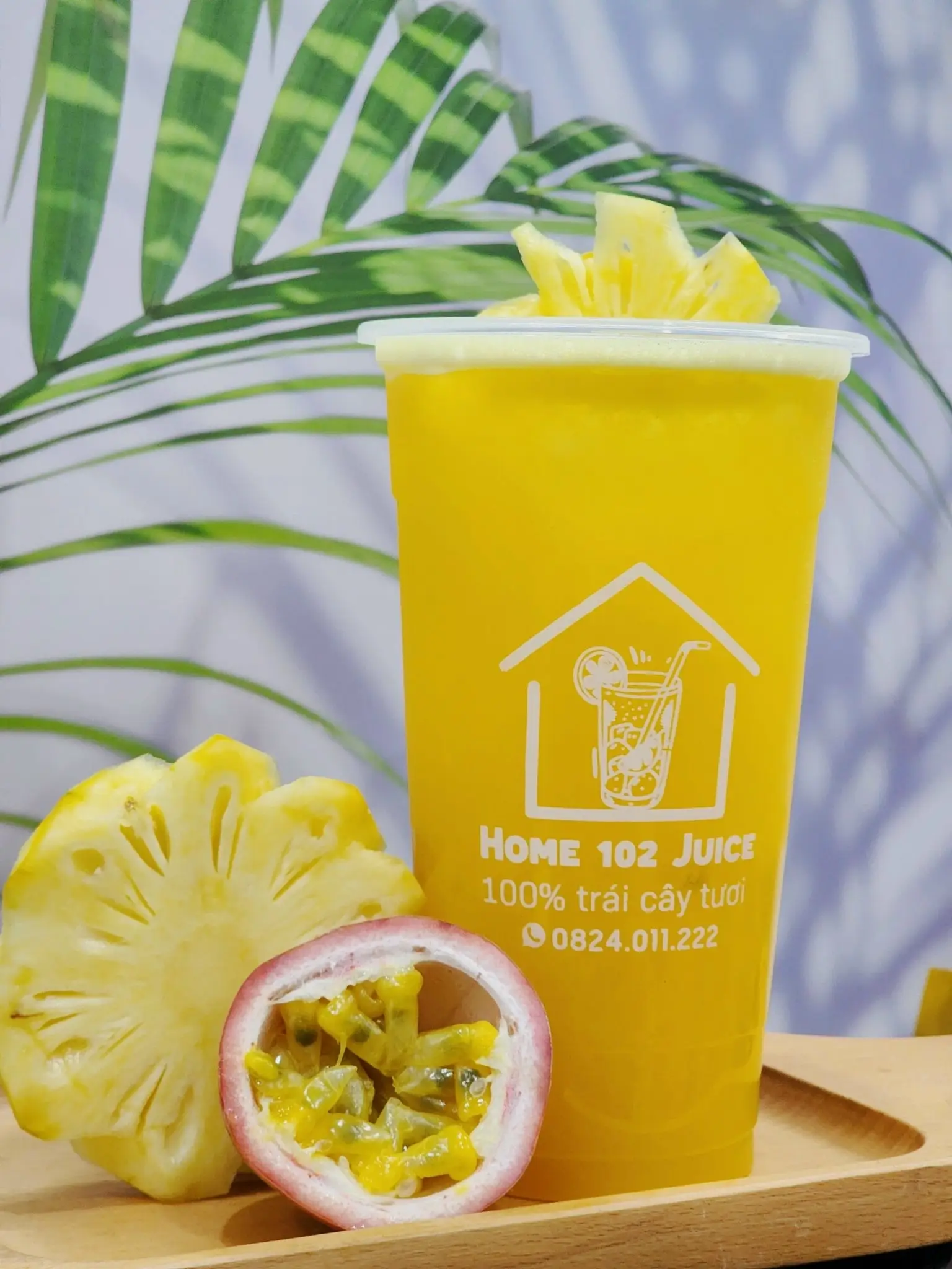Hình ảnh NƯỚC ÉP MIX: CHANH LEO - DỨA LY ĐẠI 700ml