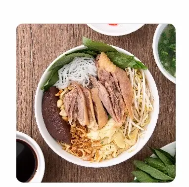 Hình ảnh Miến Ngan trộn 