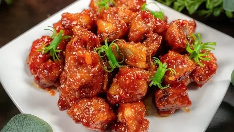 Hình ảnh Cơm sườn già sốt chua ngọt