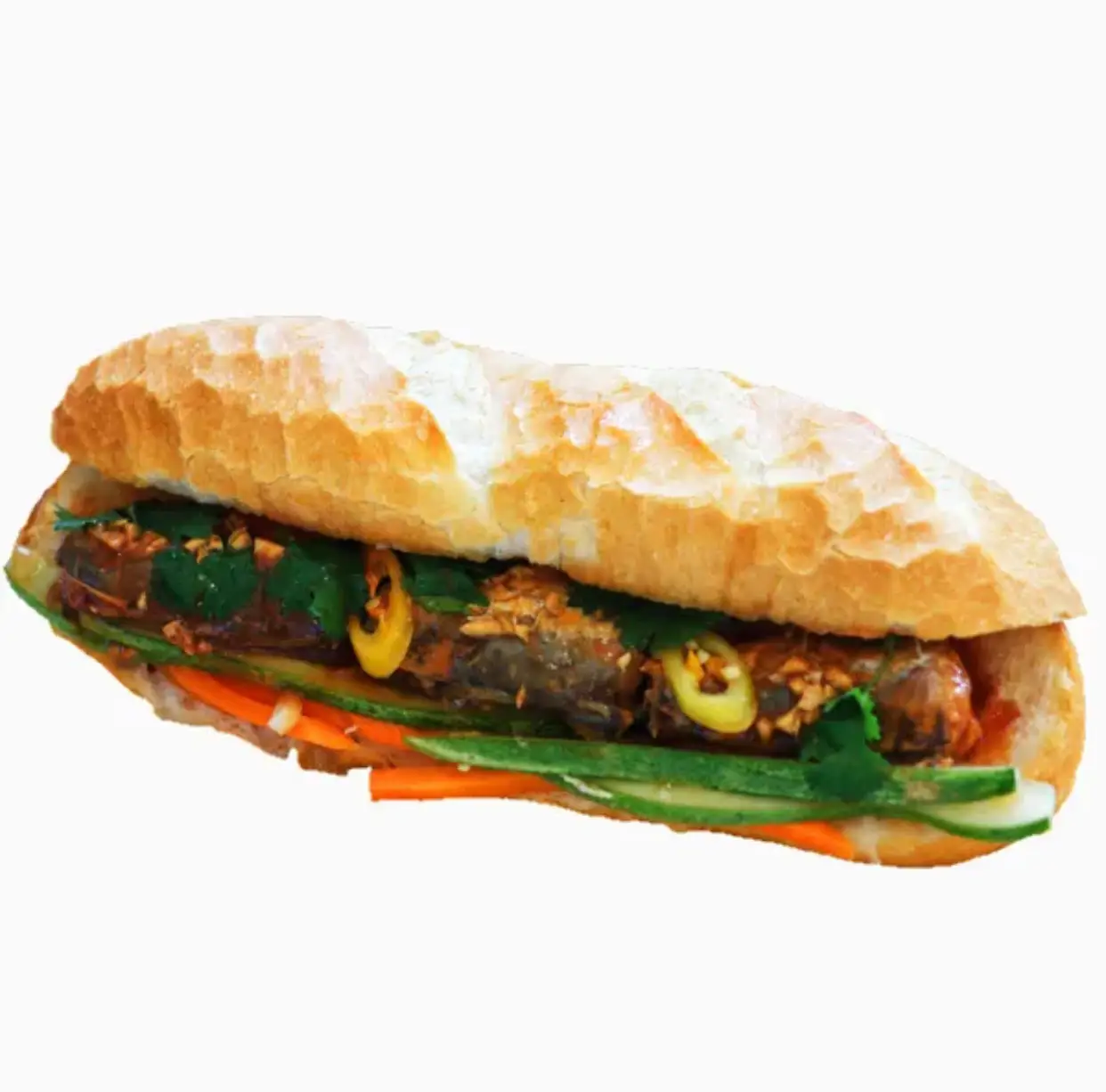 Hình ảnh Bánh mì cá hộp