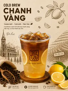 Hình ảnh Cold brew chanh vàng