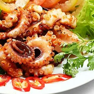 Hình ảnh Bạch tuộc nướng sa tế 
