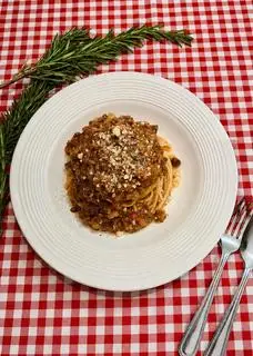 Hình ảnh Mì Ý xốt bò bằm truyền thống - spaghetti bolognese