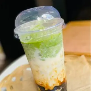 Hình ảnh Matcha latte trân châu