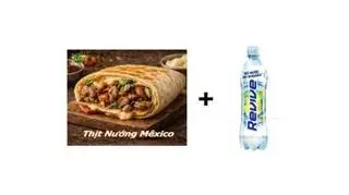 Hình ảnh Combo Tacos thịt nướng Mexico + Revive