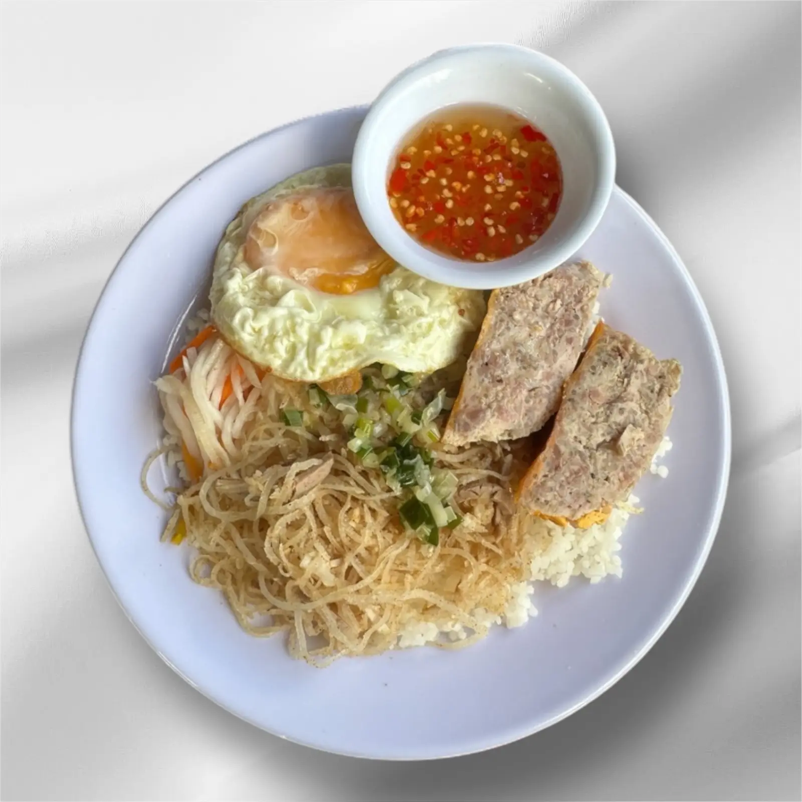 Hình ảnh Cơm Bì + Chả + Ốp La