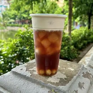 Hình ảnh Trà Ôlong Sen Vàng Kem Cheese ngon đậm vị Size L 700ml