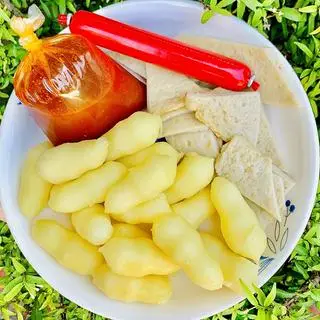 Hình ảnh Bánh gạo nhân phomai chưa nấu