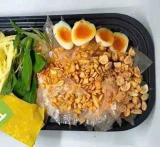 Hình ảnh Bánh tráng trộn tỏi phi 