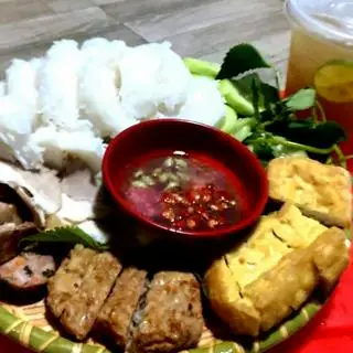 Hình ảnh Combo bún đậu đầy đủ - trà chanh