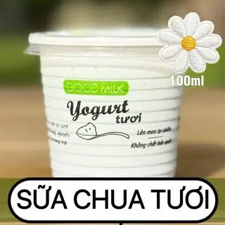 Hình ảnh Sữa Chua Tươi Nguyên Kem(1 ly/100ml)