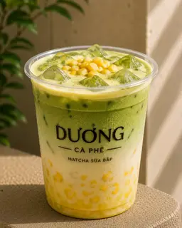 Hình ảnh Matcha kem bắp size M (530ml)