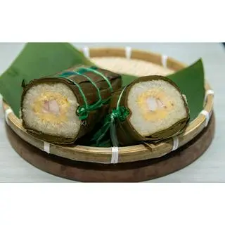 Hình ảnh Bánh Tét Nhân Mỡ