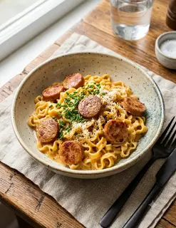 Hình ảnh Mỳ sốt kem cay