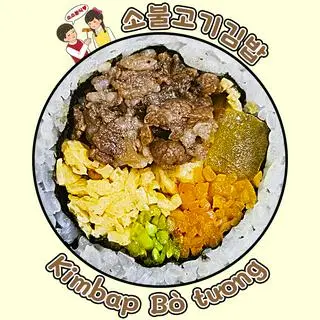 Hình ảnh Kimbap bò tương 소불고기 김밥