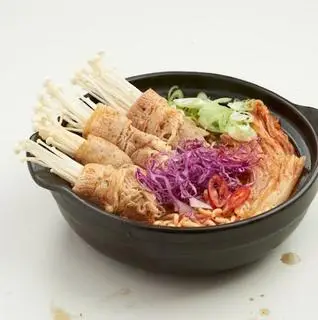 Hình ảnh Combo mỳ cay bò + trà chanh